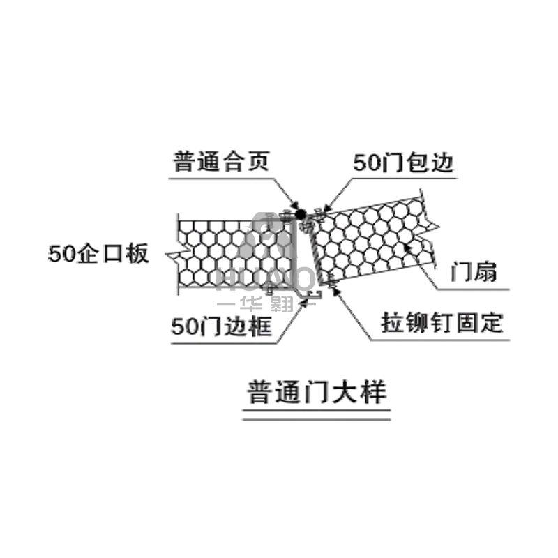 湖北普通門大樣